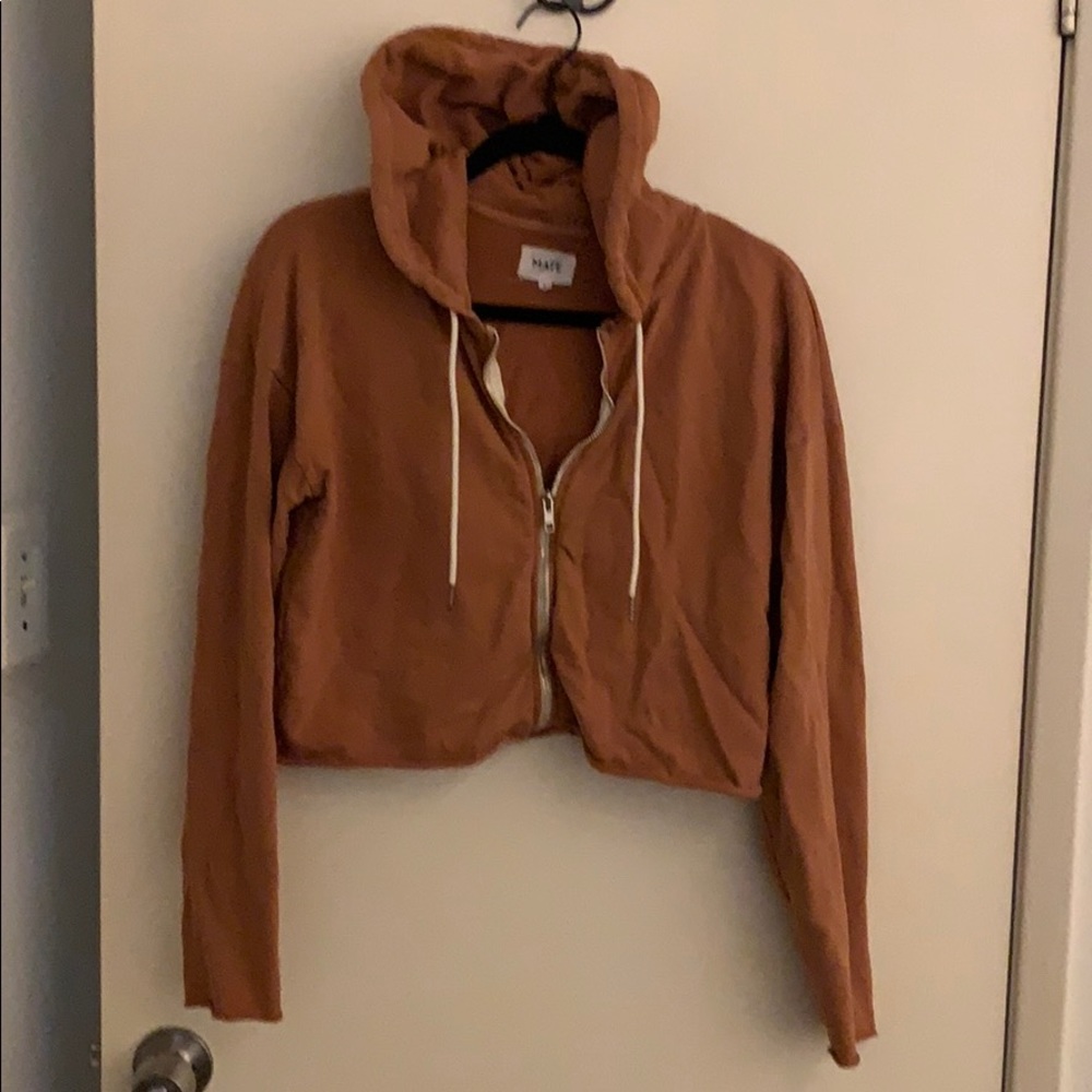 Mate the label cropped hoodie